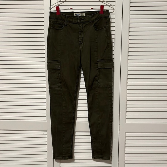 Old Navy Pants & Jumpsuits Olive Green Skinny Cargo Pants Poshmark